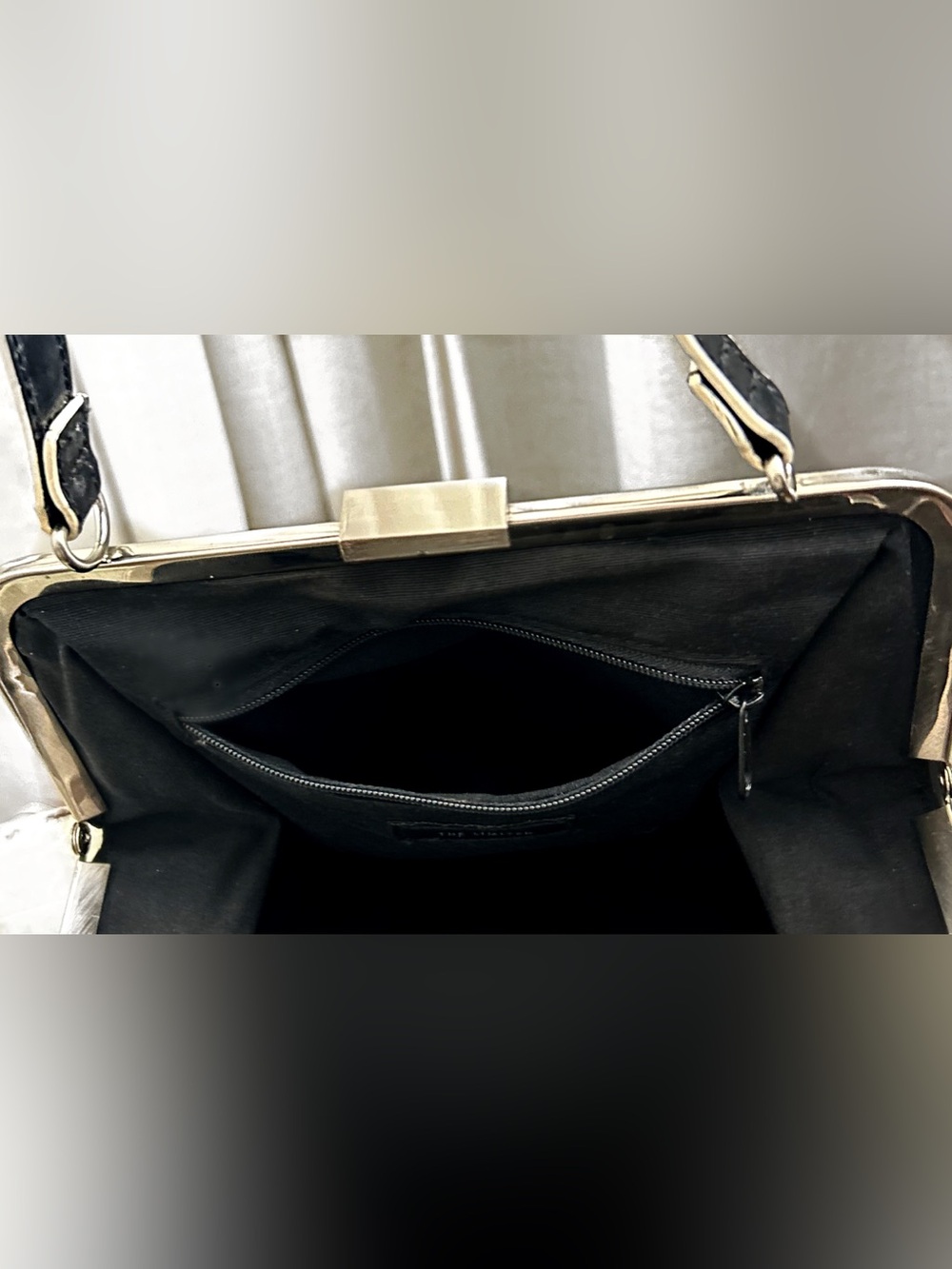 “The Limited” Classic Black Frame-Top Purse - Picture 8 of 12